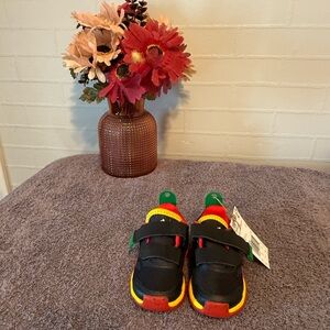 Adidas Kids Lego Black and Yellow Sneakers